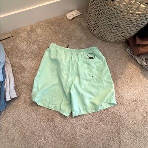 Mint Green Casual Shorts